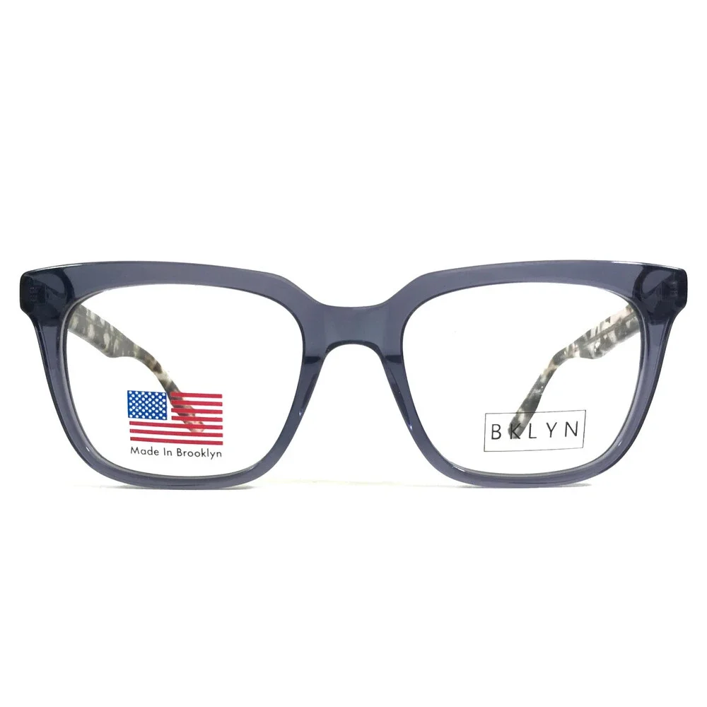 BKLYN Eyeglasses Frames WEST END CRYBL Crystal Blue Tortoise Full Rim 53-20-145